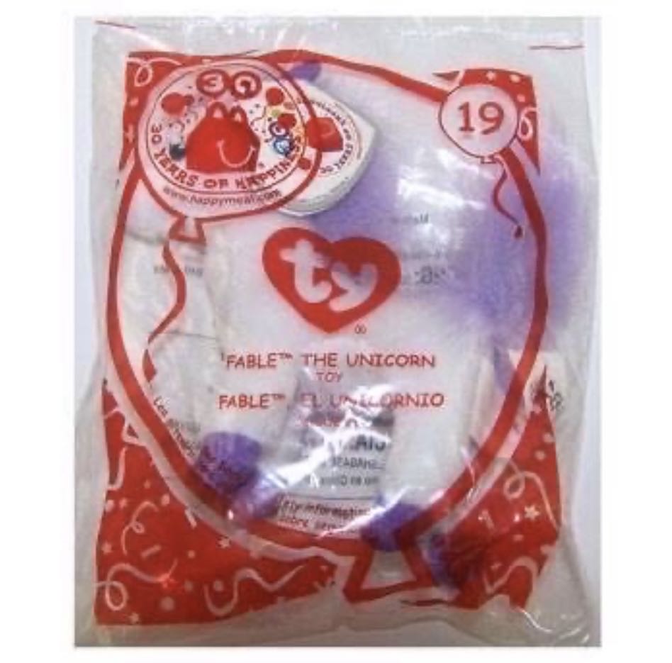 FABLE The Unicorn (Teenie Beanie)  plush collectible - Main Image 3