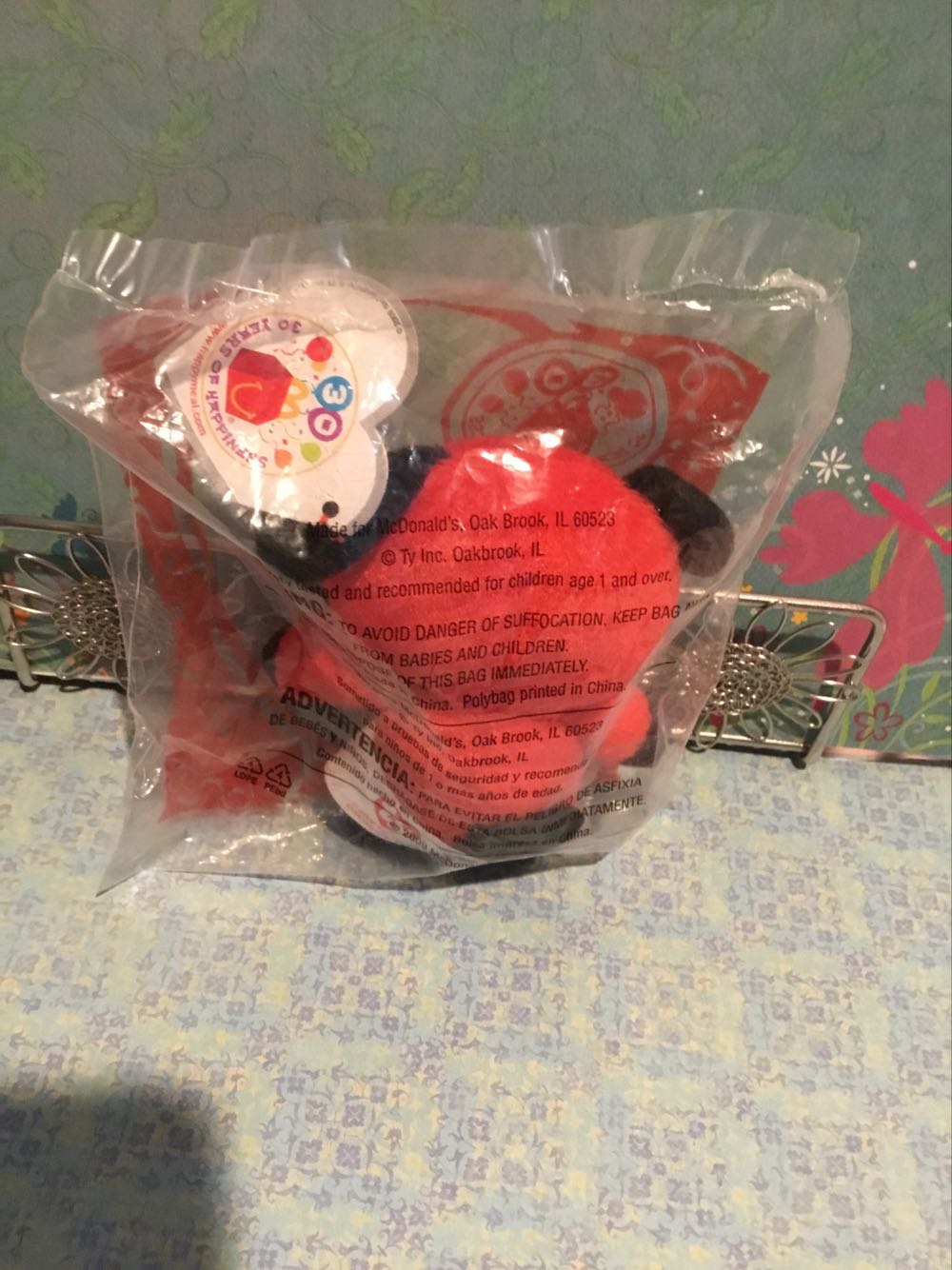 RADISH the Dog 🐶 #14 L (2009 McDonald’s Teenie)  (China) plush collectible - Main Image 2