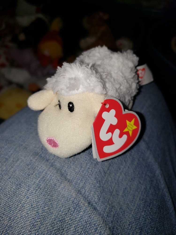 Woolsy the Sheep (2009 McDonald’s Teenie)  plush collectible - Main Image 2