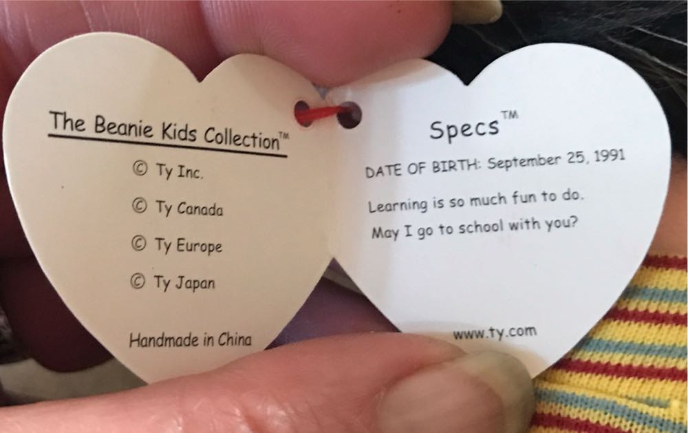 Specs  plush collectible [Barcode 008421000180] - Main Image 3