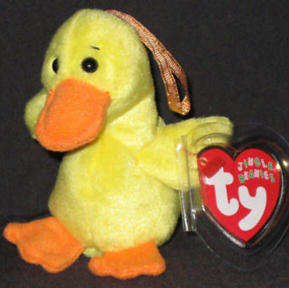 Jingle Beanies - Quackers The Duck  plush collectible - Main Image 2