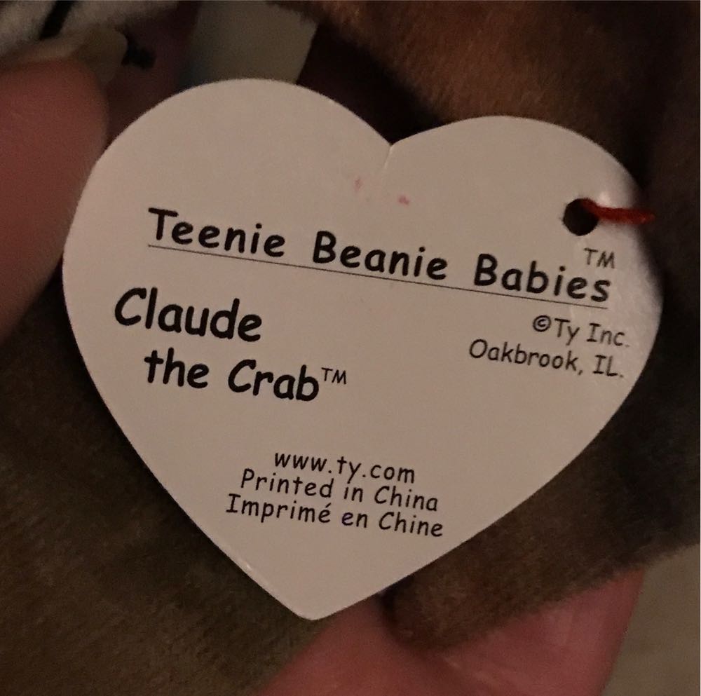 Claude the Crab  (United States) plush collectible - Main Image 3