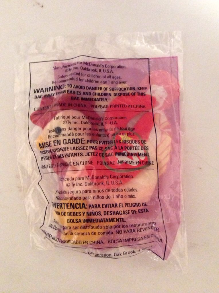 McDonald’s Strut the Rooster Teenie  plush collectible - Main Image 2