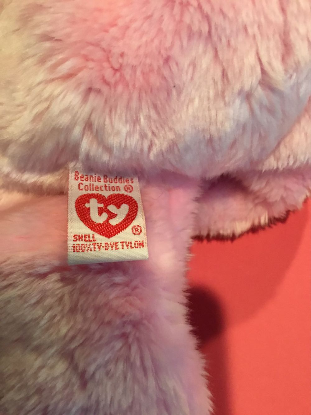 Eggs The Pink  🐻  Bear (Beanie Buddy). L  plush collectible [Barcode 008421094479] - Main Image 3