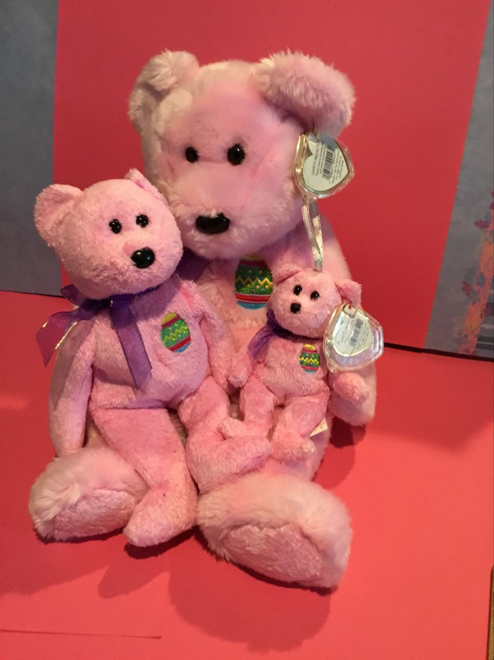 Eggs The Pink  🐻  Bear (Beanie Buddy). L  plush collectible [Barcode 008421094479] - Main Image 4