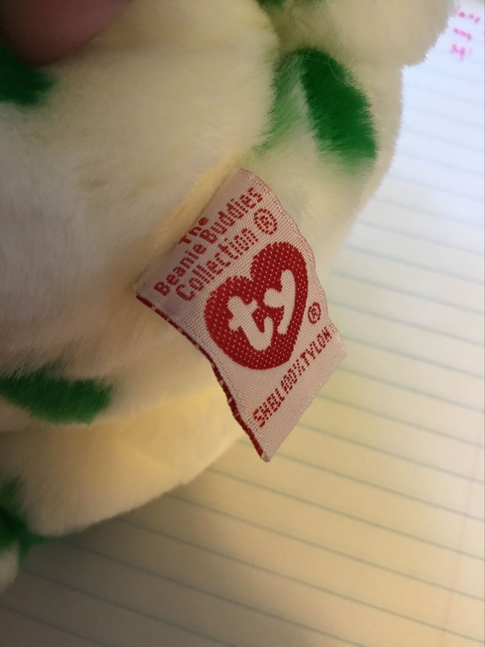 Clover St. Patrick’s Day Beanie Buddy  plush collectible [Barcode 008421094776] - Main Image 3