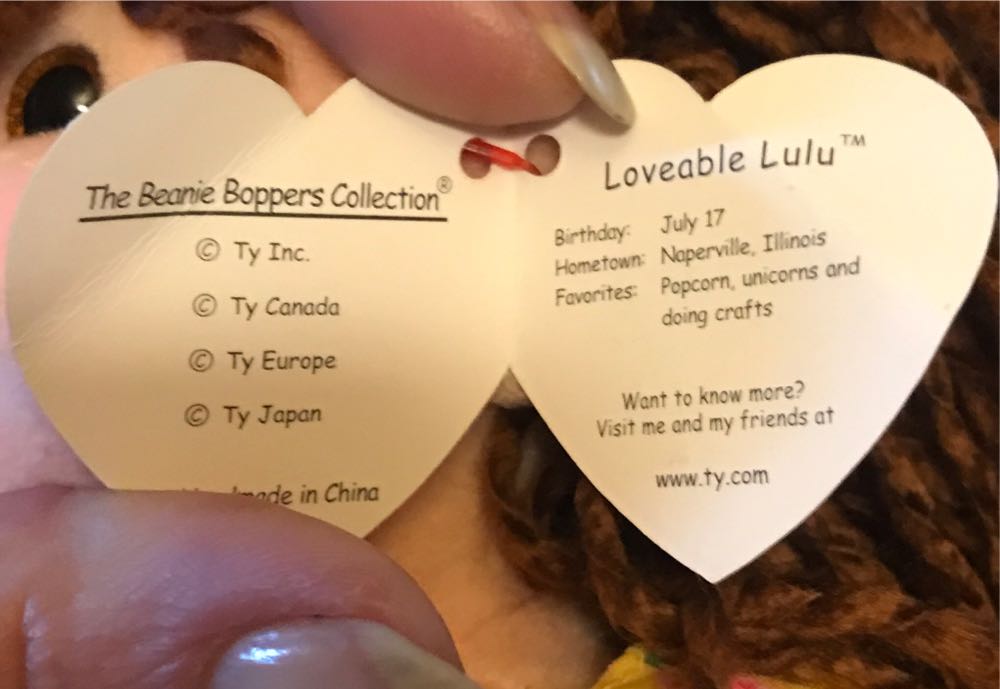 Loveable Lulu  plush collectible [Barcode 008421002047] - Main Image 3