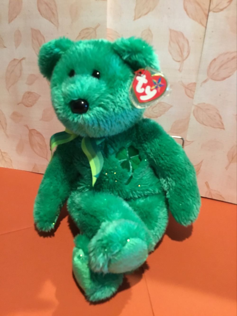 Ty “Dublin” St. Patrick’s Day Beanie Buddy  plush collectible [Barcode 008421097111] - Main Image 2