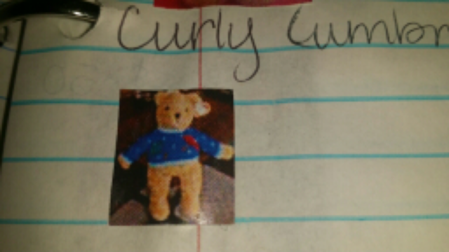 Baby Curly the Bear (Hannah Limited) Plush