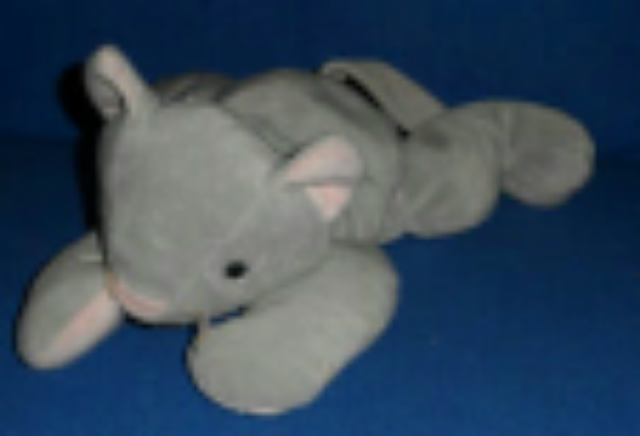 Baby Curly Bunny Ty Plush (tan, Eloise The Limited)