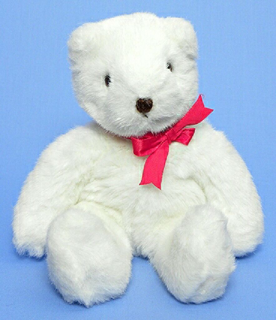 Baby Curly the Bear (blue ribbon) Plush