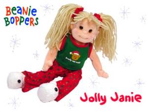 Beanie Boppers - JOLLY JANIE Christmas  plush collectible [Barcode 008421002108] - Main Image 1