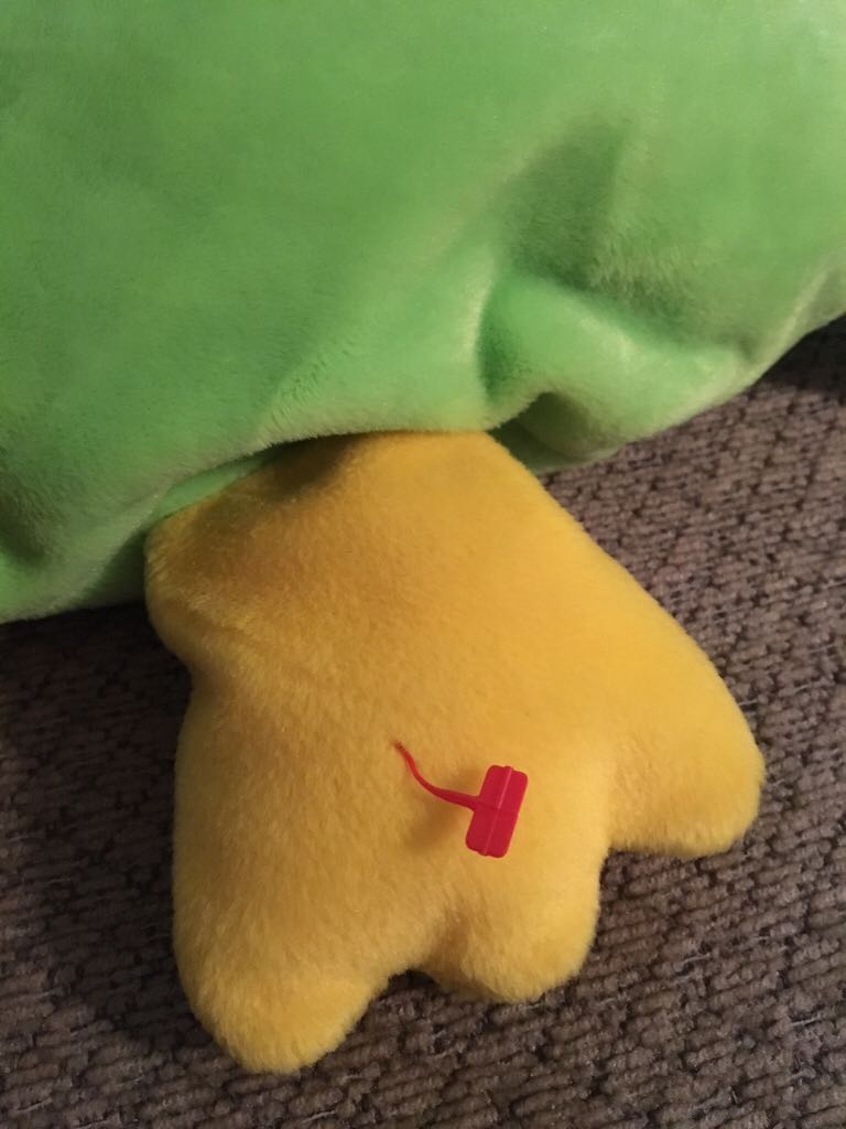 Paddles the Platypus Ty Pillow Pal (green)  plush collectible - Main Image 2