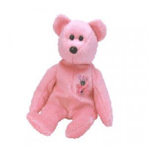 Muffin The White, Pink And Black Cat (Beanie Boo Clip)