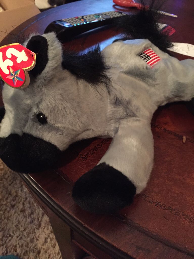 Large Curly the Bear (leaves sweater) Plush