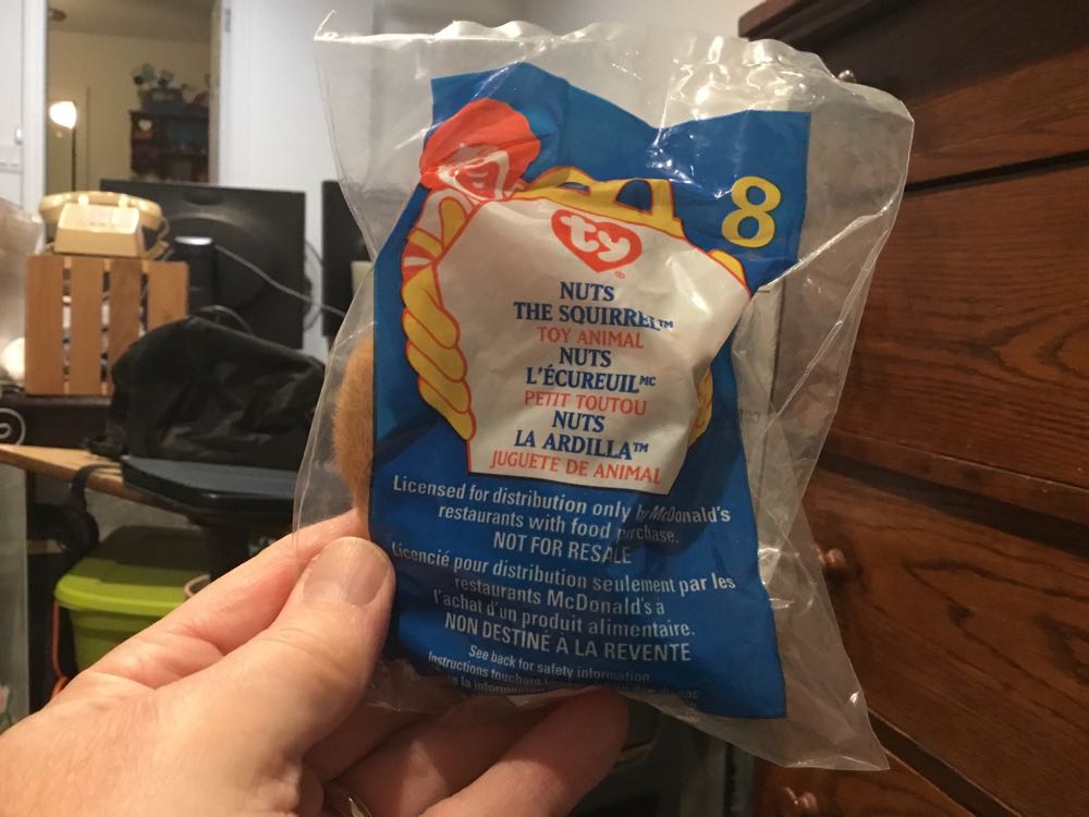 Nuts the Squirrel - Teenie Beanie  (United States) plush collectible - Main Image 2