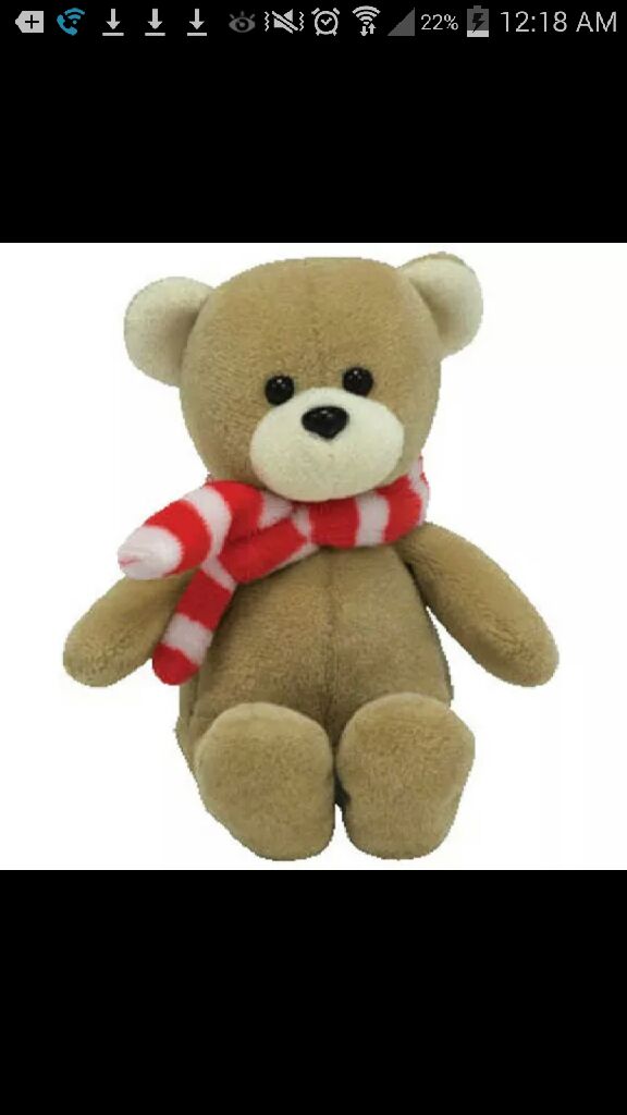 Jingle Beanies - Chillsy the Bear Christmas  plush collectible - Main Image 1