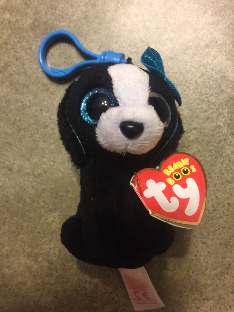 Tracey Black/White Dog  (China) plush collectible [Barcode 008421350131] - Main Image 2