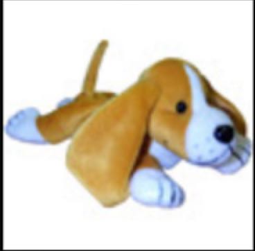 Boomer the Bassett Hound  plush collectible - Main Image 1
