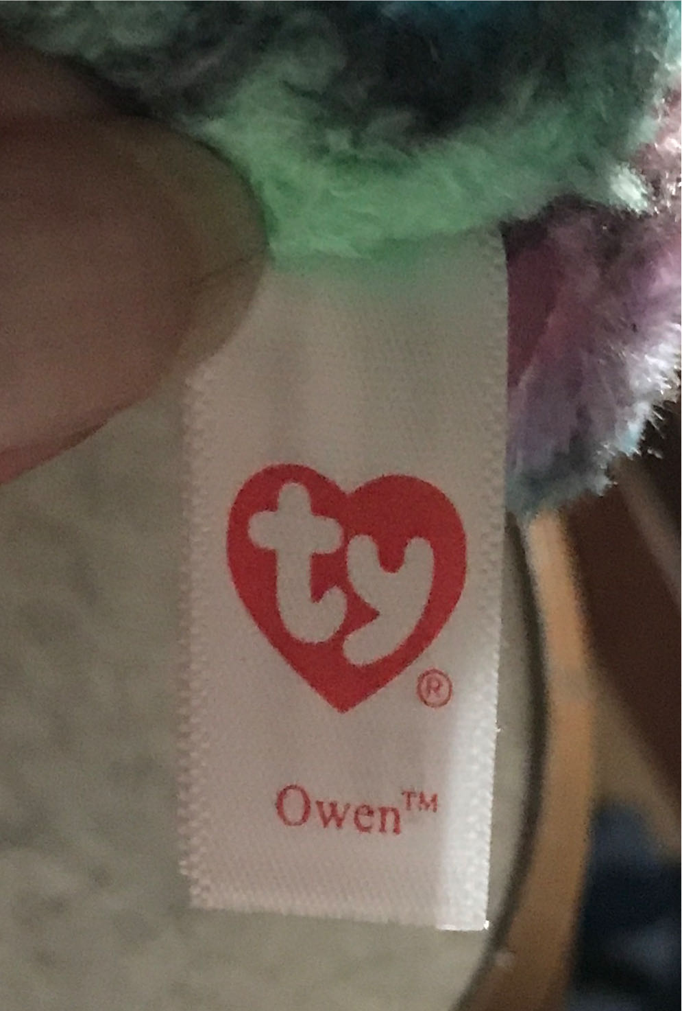 Owen Multicolor Owl  (United States) plush collectible [Barcode 008421350254] - Main Image 4