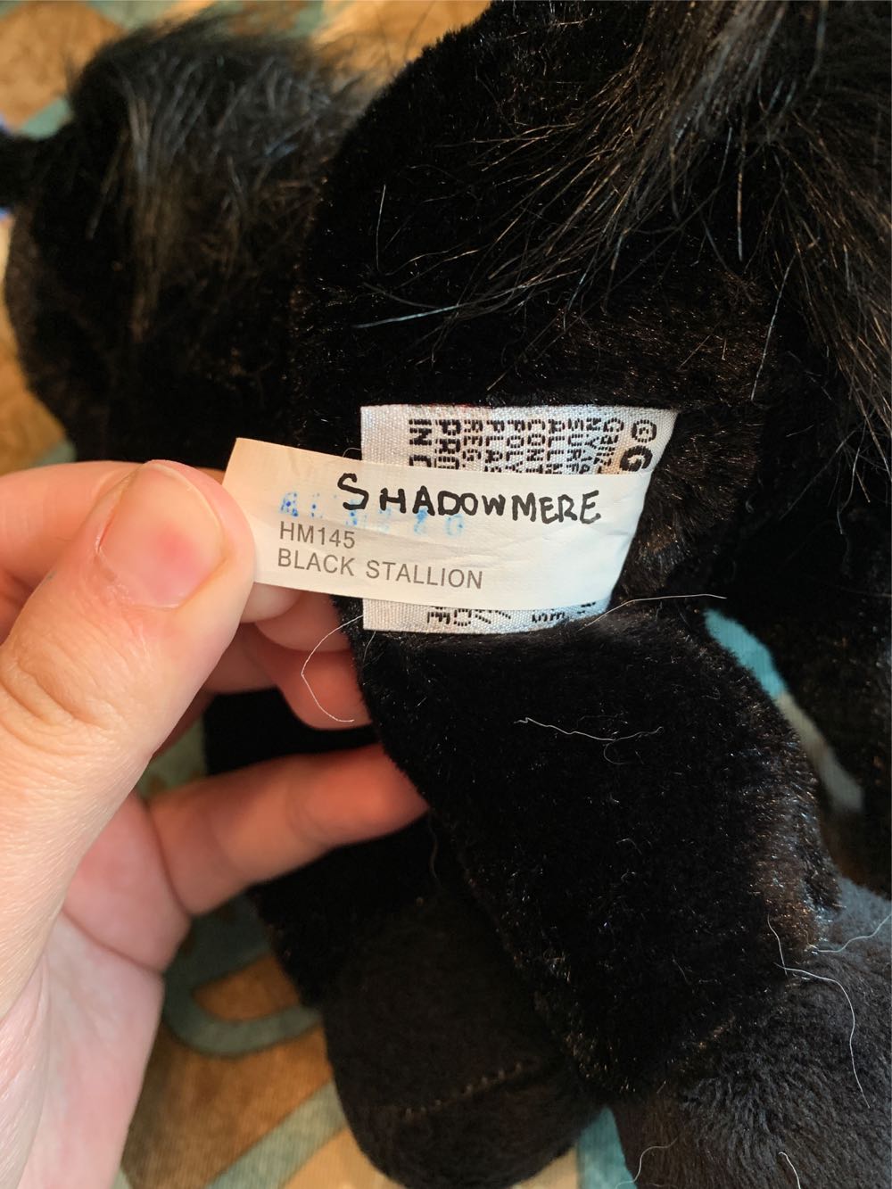 Webkinz Black Stallion  plush collectible - Main Image 3
