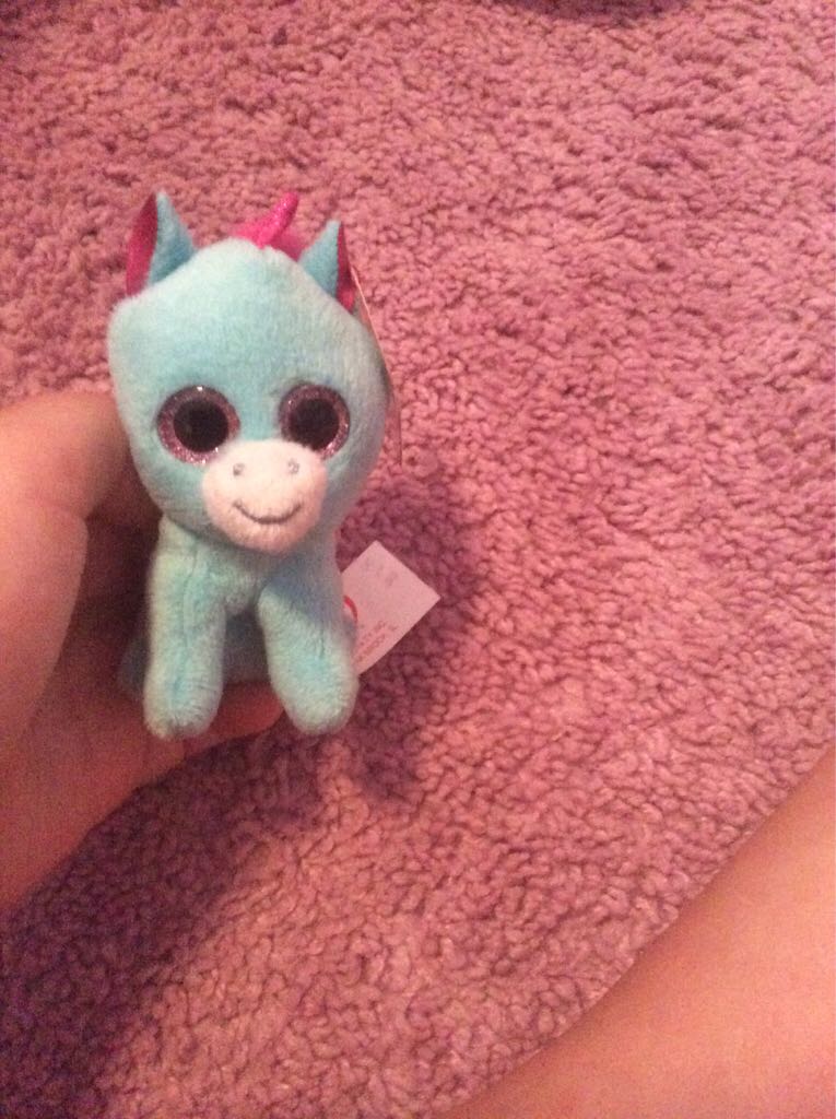 Magic The Blue Teenie Beanie Boo  plush collectible - Main Image 2