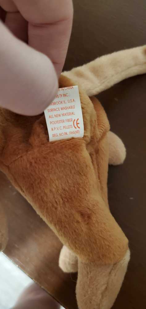 Bongo the Monkey Tan Tail  plush collectible - Main Image 3