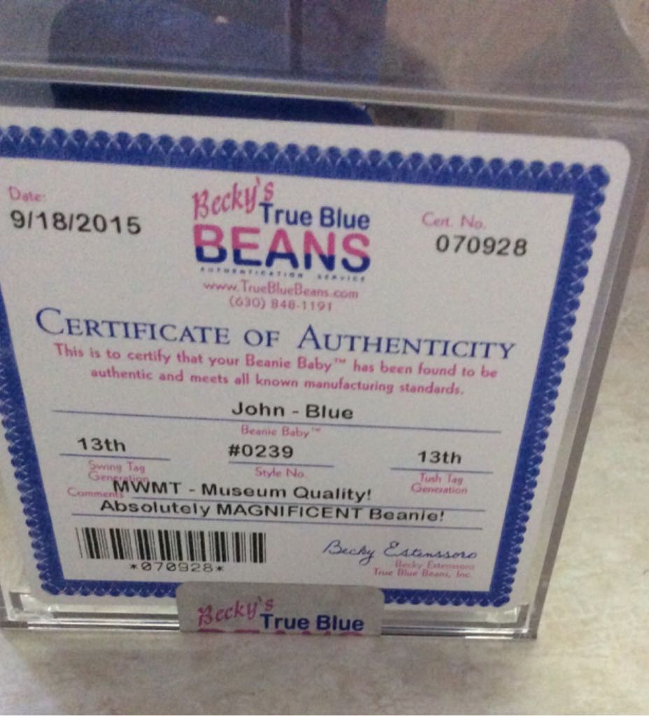 John Blue  plush collectible - Main Image 2