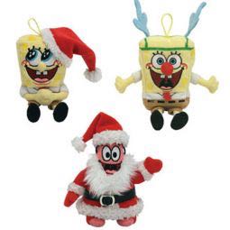 SpongeBob SleighRide - Jingle Beanies  plush collectible [Barcode 008421351015] - Main Image 2