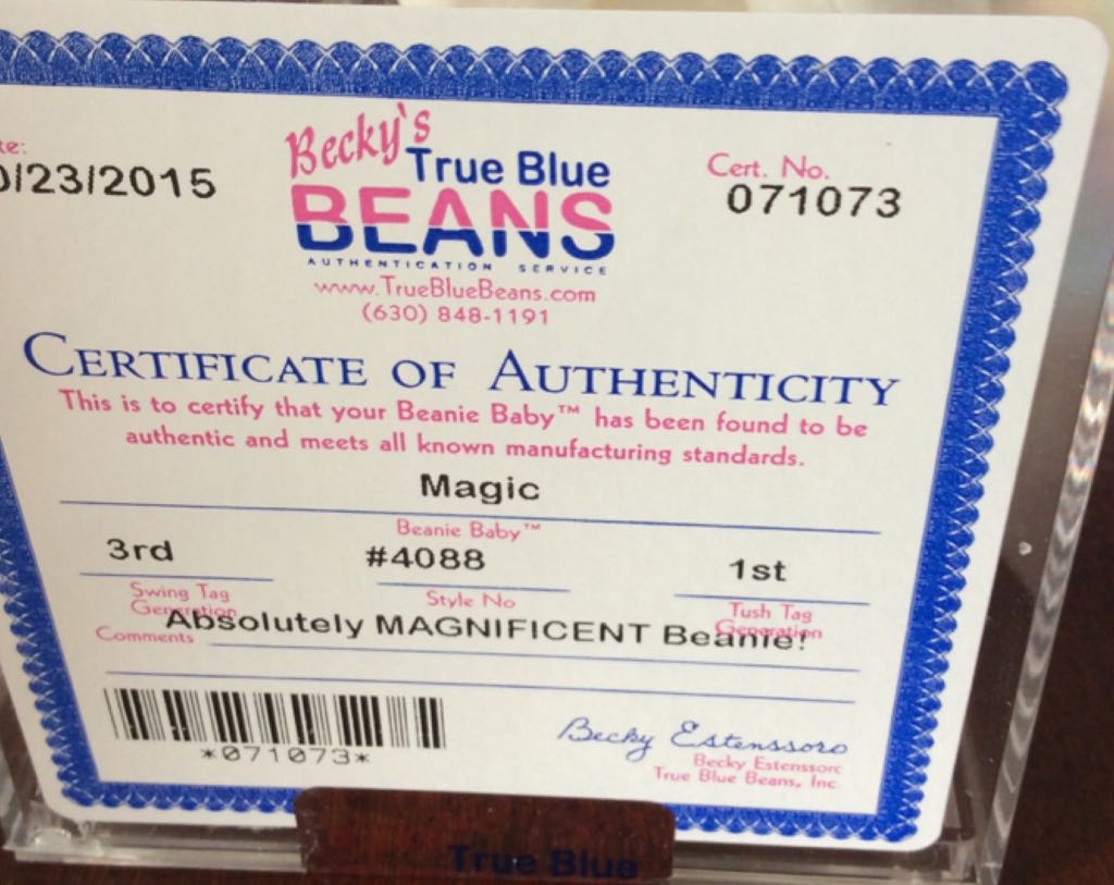 Magic Authenticated. 117802  plush collectible - Main Image 2