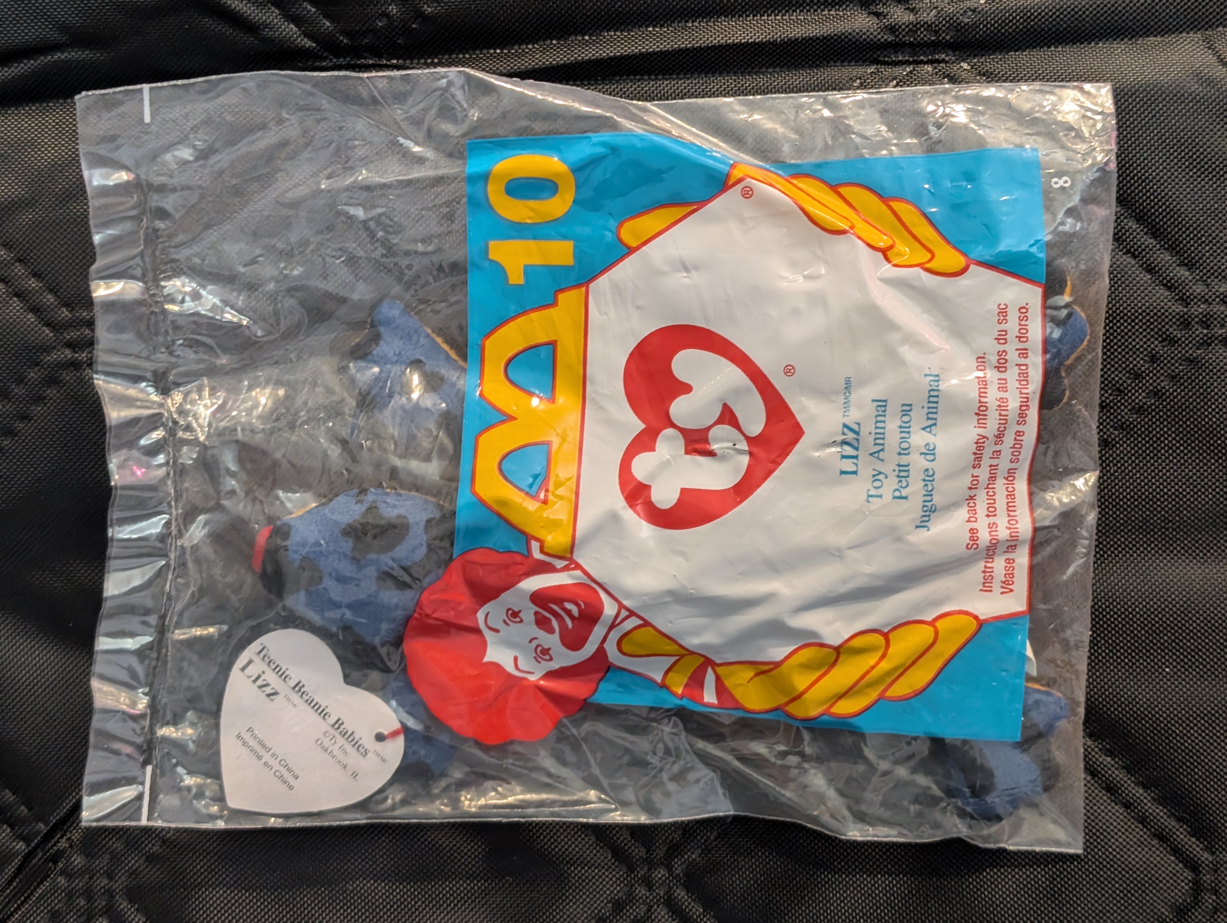 1997 McDonald’s #10 Lizz  plush collectible - Main Image 2