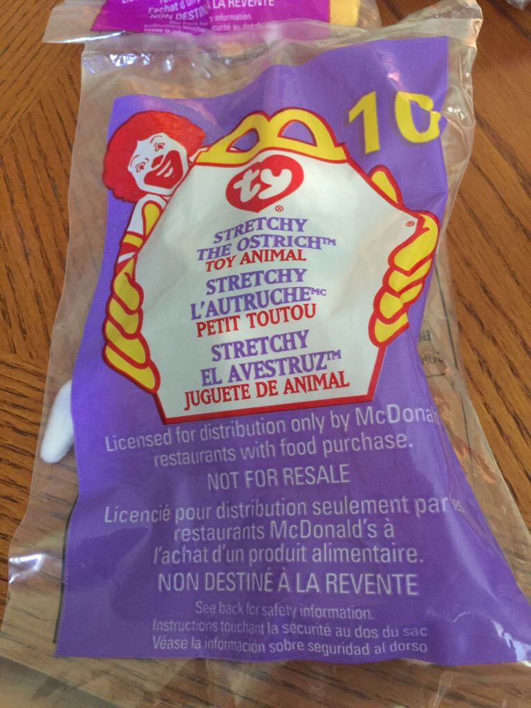 Stretchy The Ostrich McDonald’s  (United States) plush collectible - Main Image 2