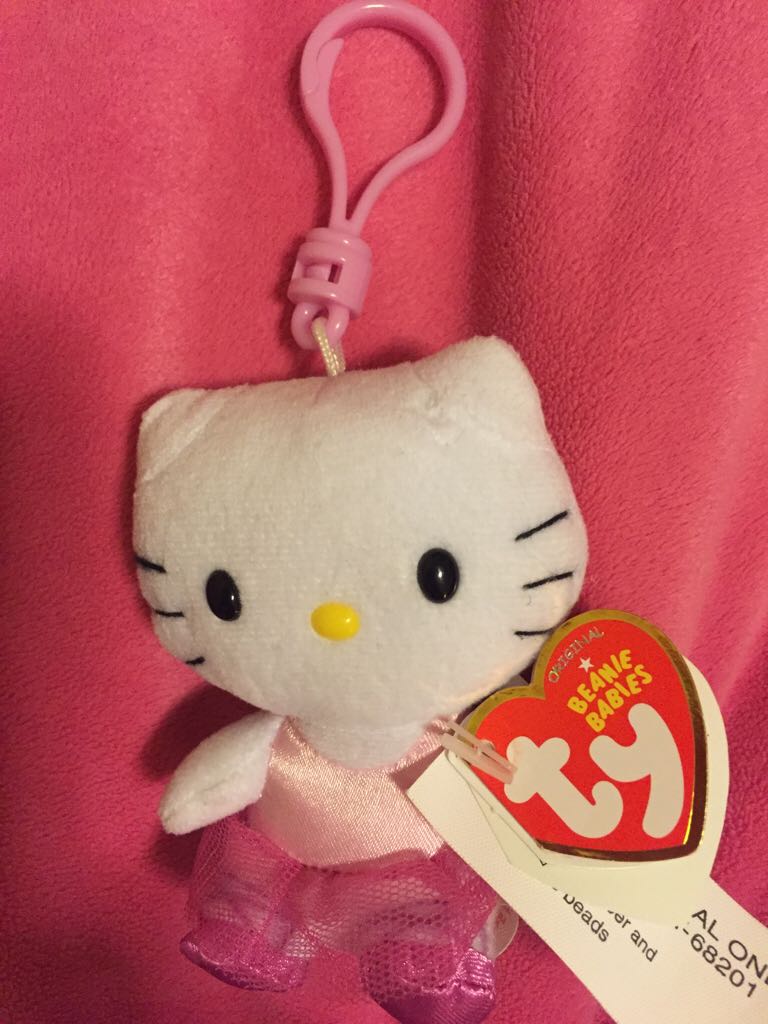 Hello Kitty BeAnie Baby Clip  (Canada) plush collectible - Main Image 2