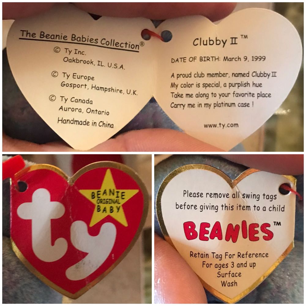 Clubby II The Bear  (United States) plush collectible - Main Image 3