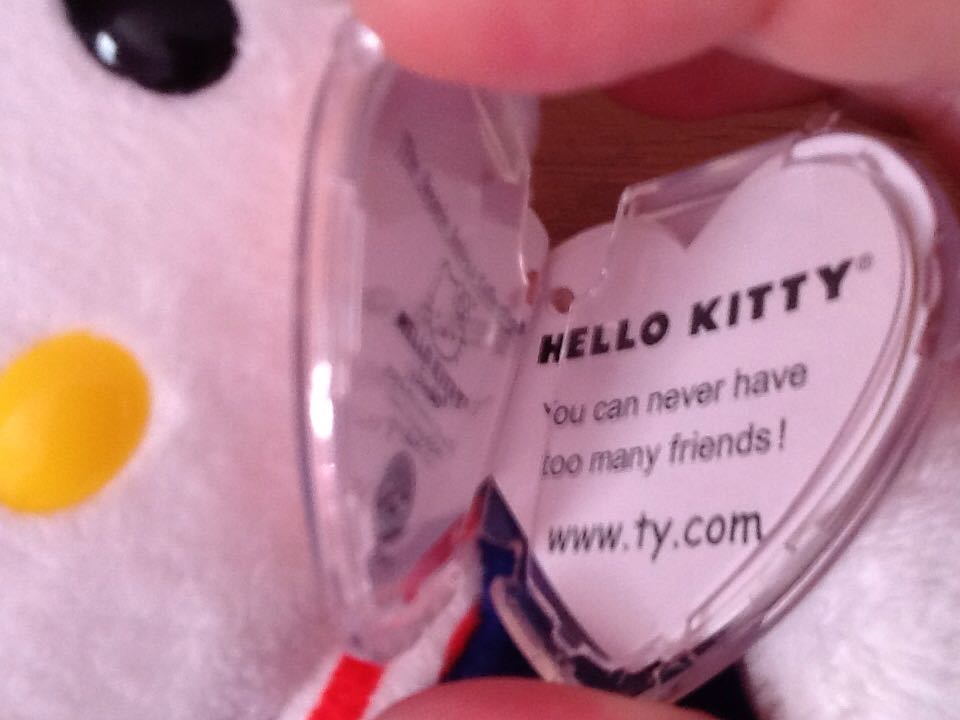 Hello Kitty Blue Overalls  plush collectible - Main Image 2