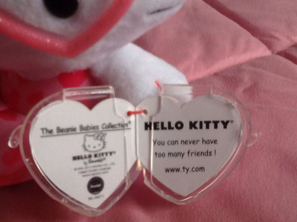 Hello Kitty Heart Glasses  plush collectible - Main Image 2