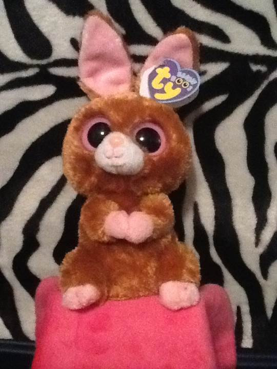 Hopson the Brown Bunny  plush collectible [Barcode 008421360819] - Main Image 2