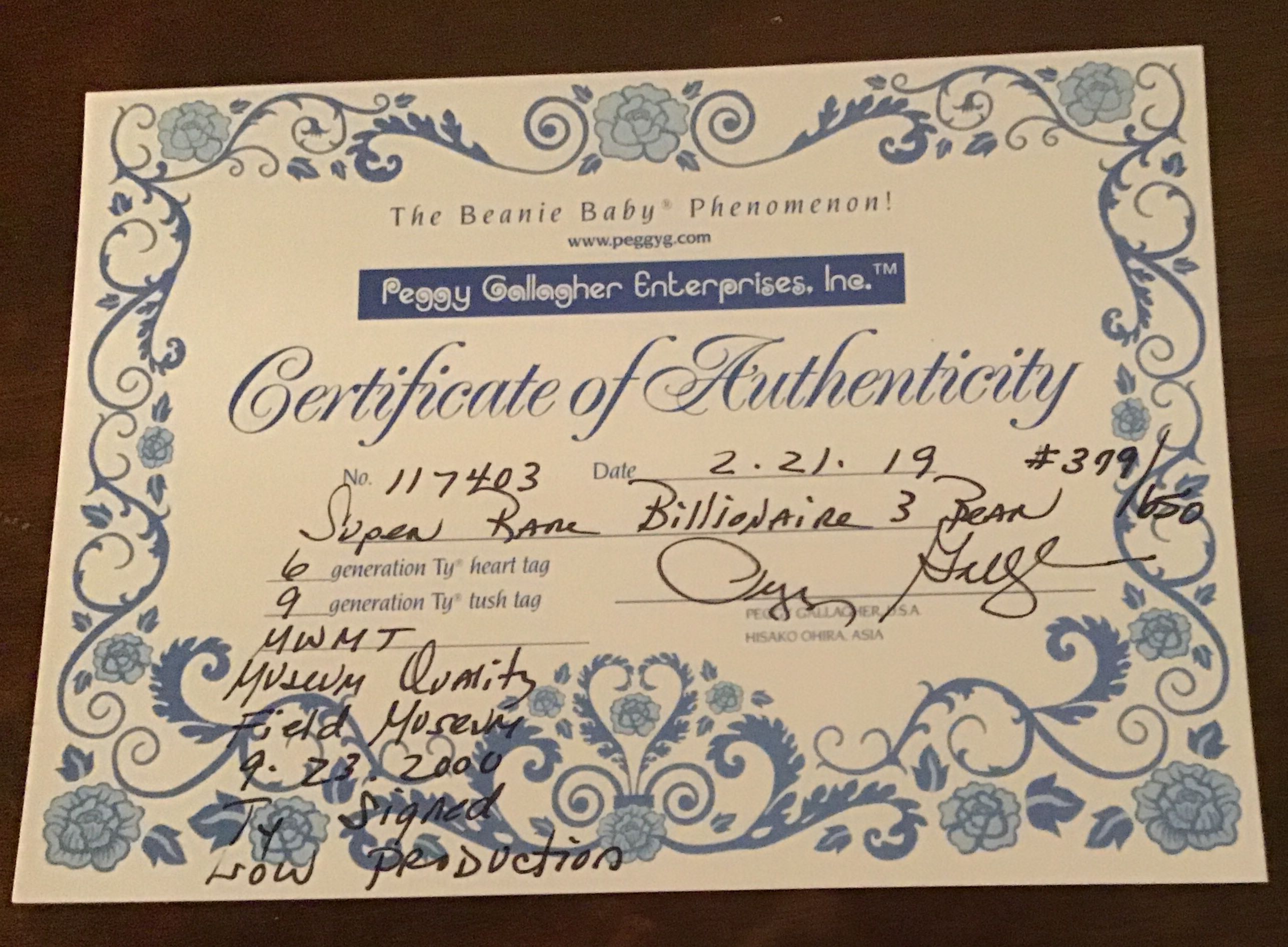 Billionaire The Bear #3  (United States) plush collectible - Main Image 2