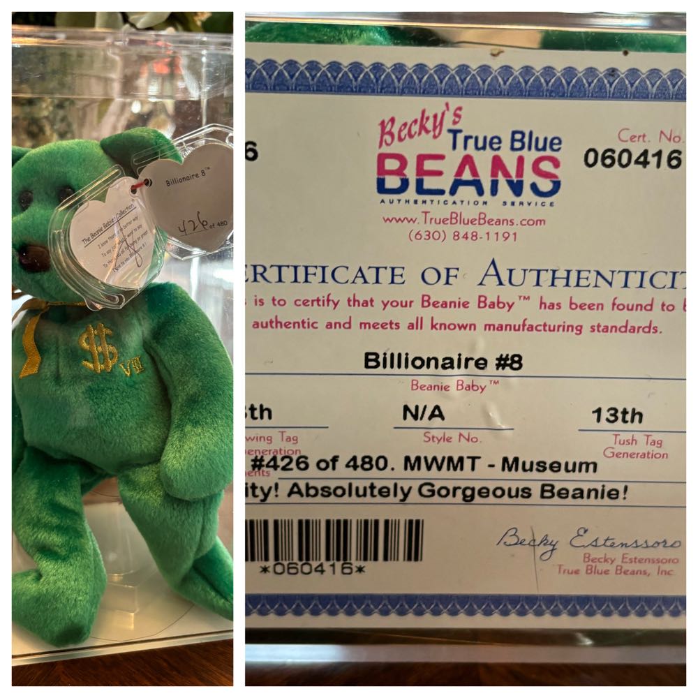 Billionaire The Bear #8  plush collectible - Main Image 2