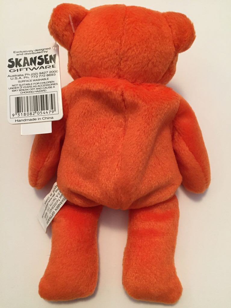 Amber The Orange Bear 1  plush collectible - Main Image 2