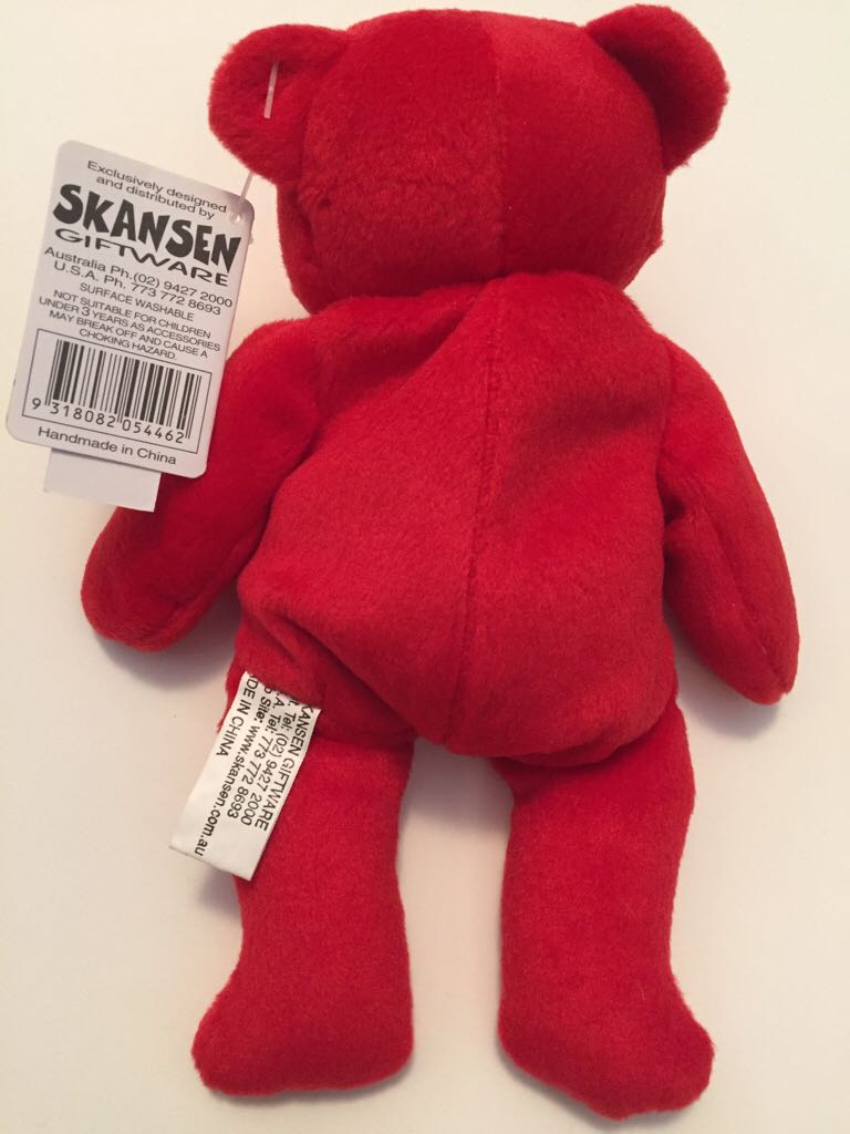 Ruby The Red Bear 1  plush collectible - Main Image 2