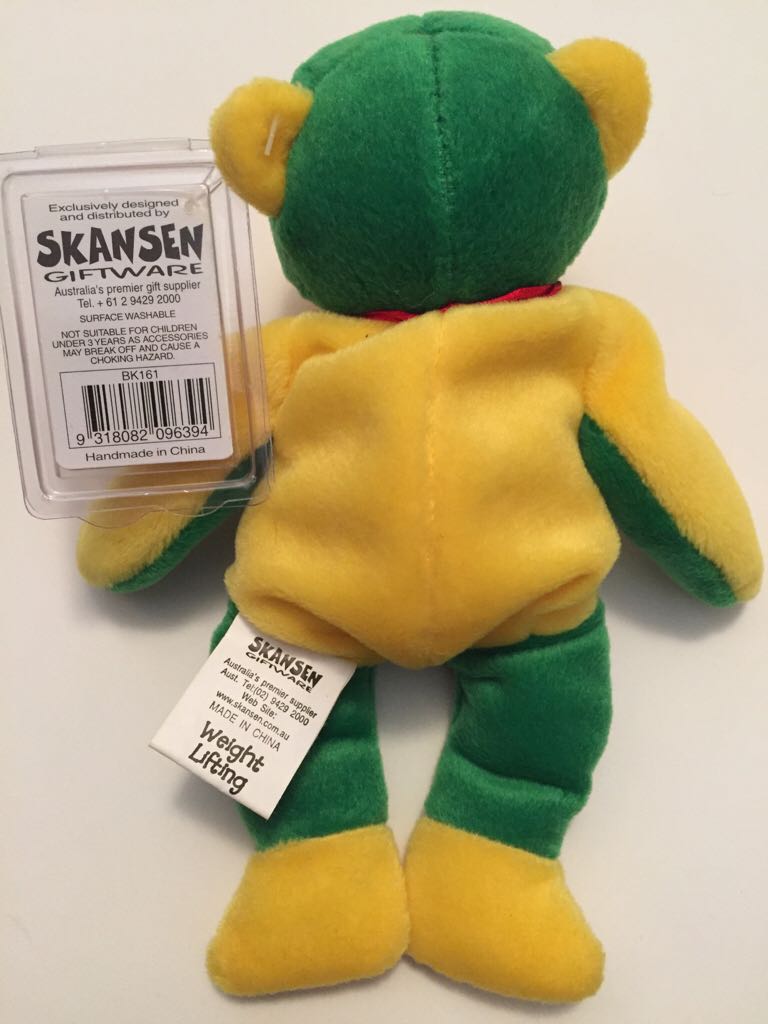 Sydney The Weight Lifting Bear  (Australia) plush collectible - Main Image 2