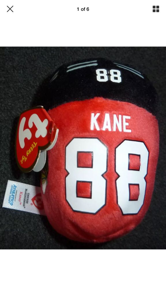 Chicago Blackhawks Sga Patrick Kane Ty Teenie  plush collectible - Main Image 2