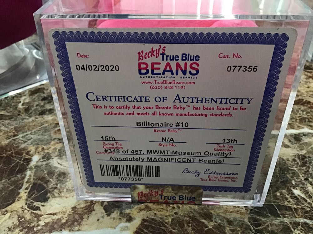 Billionaire The Bear #10  (United States) plush collectible - Main Image 2