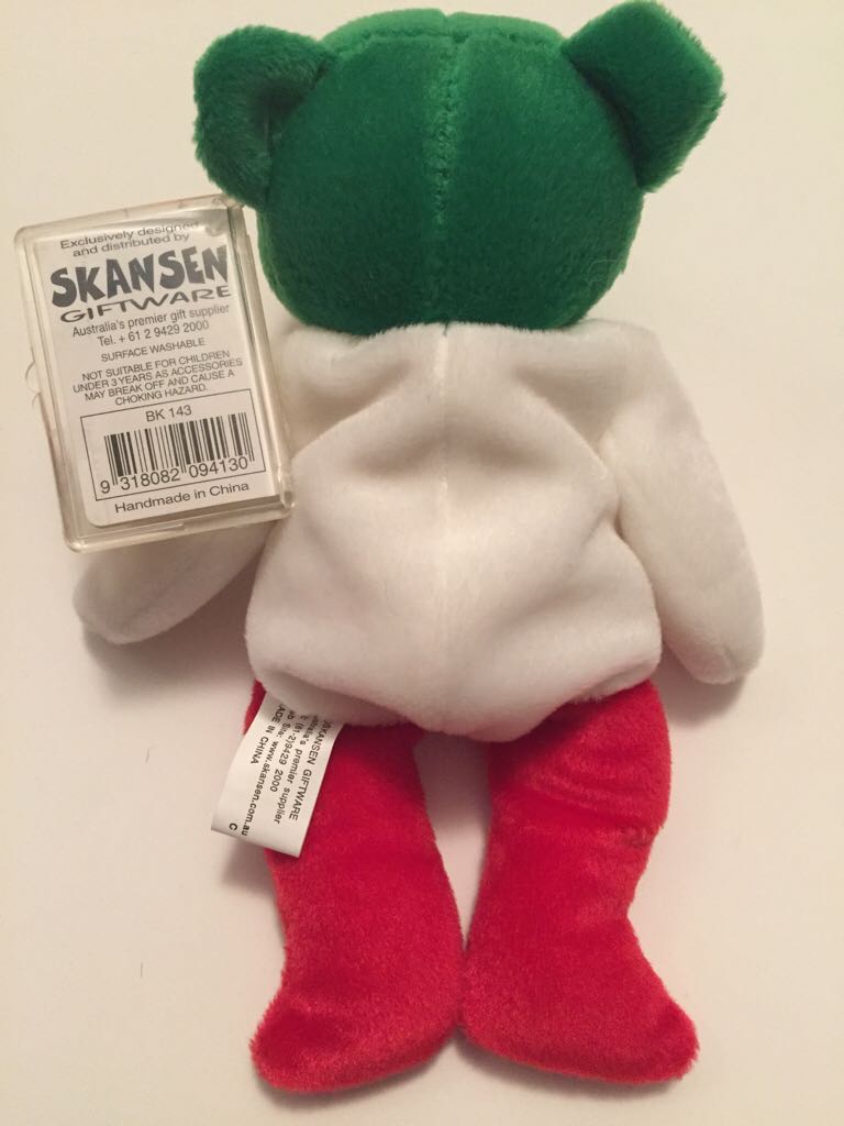 Guiseppe The Italian Bear  (Australia) plush collectible - Main Image 2