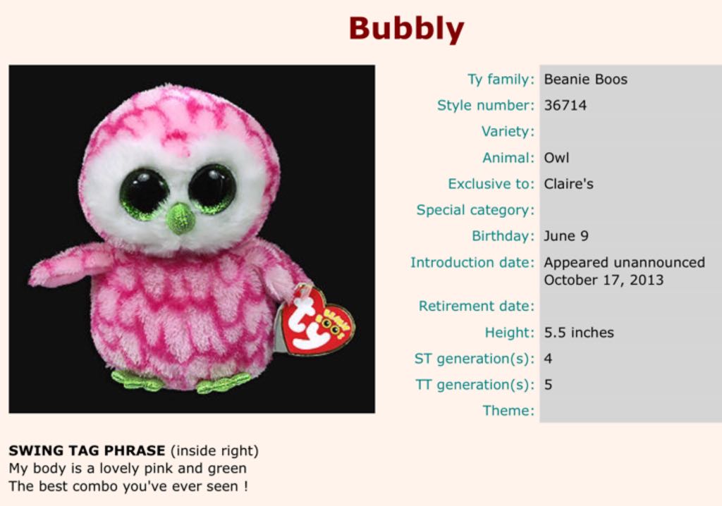 Bubbly  plush collectible [Barcode 008421367146] - Main Image 2