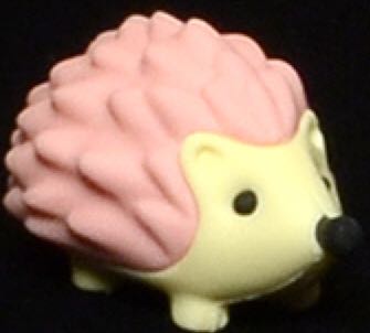 Eraserz Prickles the hedgehog pink  plush collectible - Main Image 2