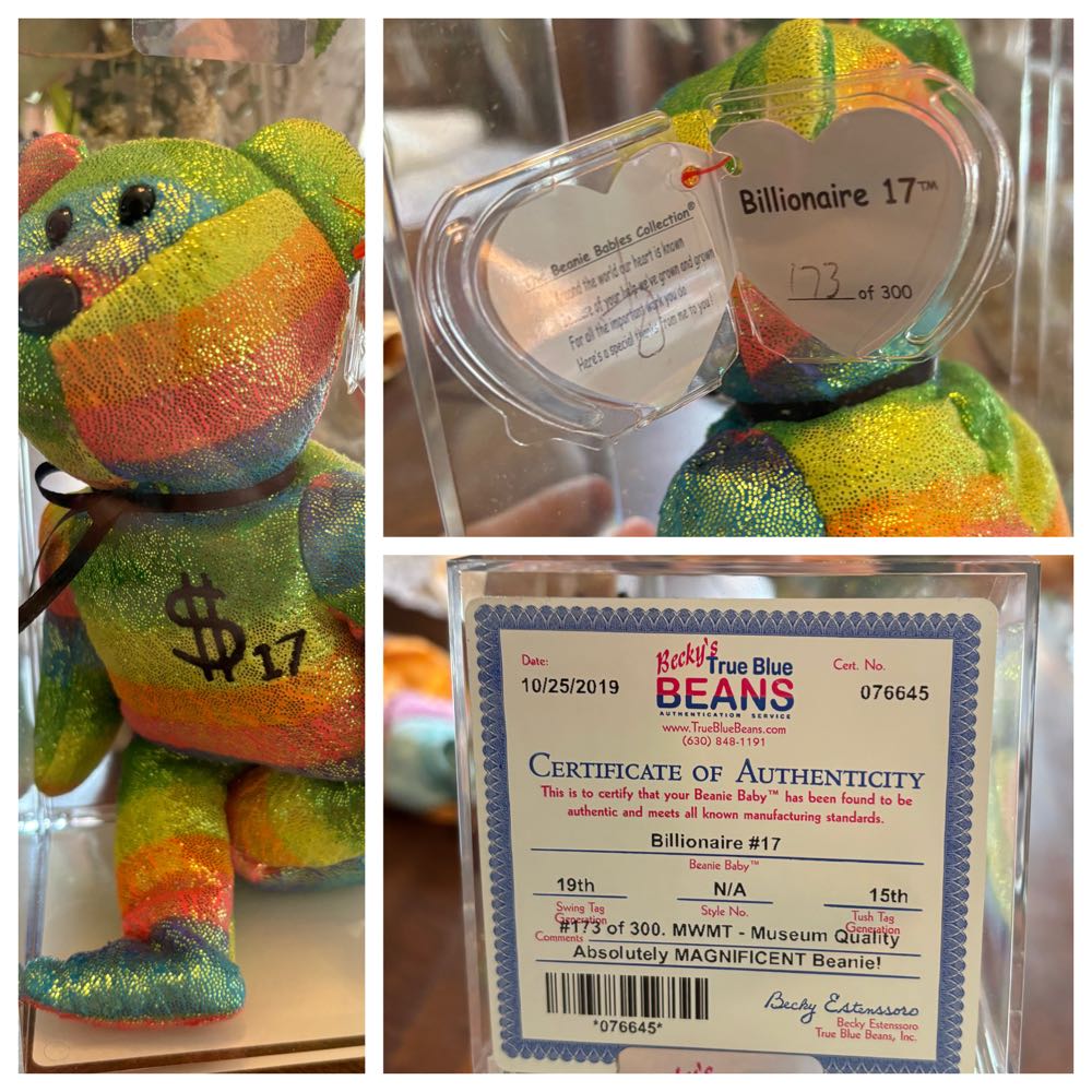 Billionaire The Bear #17  (United States) plush collectible - Main Image 3