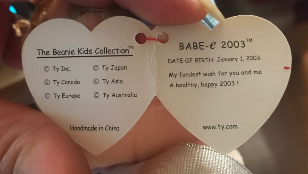 Beanie Kids - Babe-e 2003  plush collectible - Main Image 3