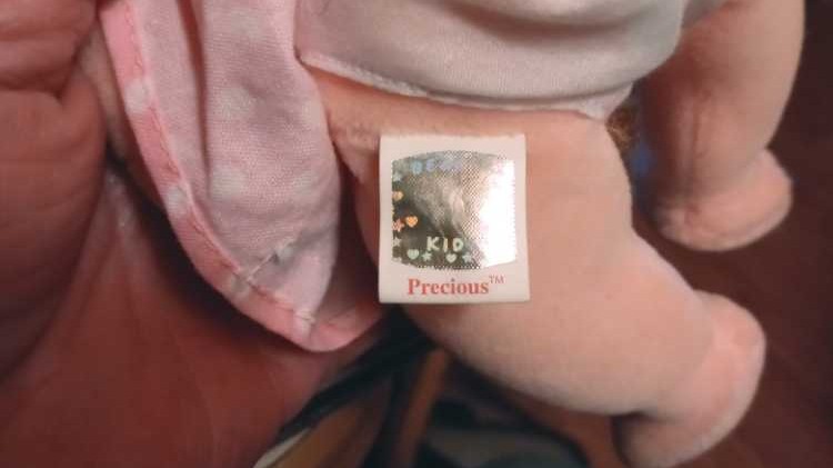 Beanie Kids - Precious  plush collectible [Barcode 008421000029] - Main Image 4